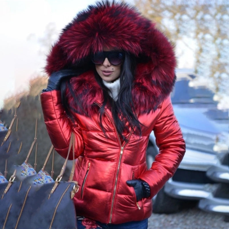 A winter women's coat