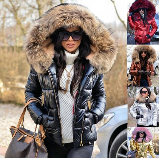 A winter women's coat