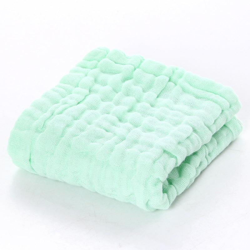 A 30 * 30 six-layer gauze square towel newborn baby towel face towel cotton yarn children's towel gauze saliva towel MOQ: 100PIECE - Mixbatch
