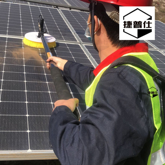 A Solar photovoltaic power station cleaning dust removal tool Photovoltaic panel cleaning brush