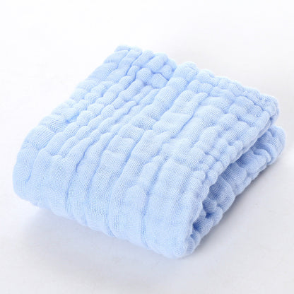 A 30 * 30 six-layer gauze square towel newborn baby towel face towel cotton yarn children's towel gauze saliva towel MOQ: 100PIECE - Mixbatch