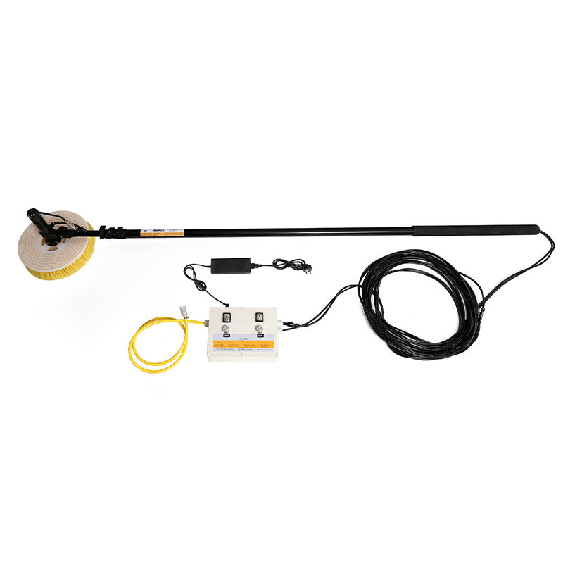 A Solar photovoltaic power station cleaning dust removal tool Photovoltaic panel cleaning brush