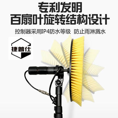 A Solar photovoltaic power station cleaning dust removal tool Photovoltaic panel cleaning brush