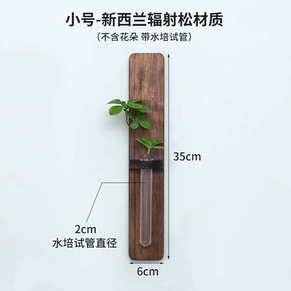 P Log Flowers Dried Flower Arranger Hydroponic Glass Test Tube Vase