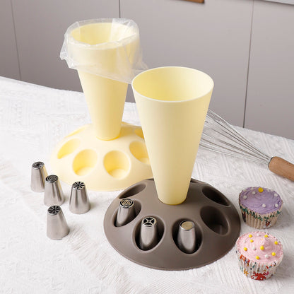 P piping bag piping nozzle storage rack