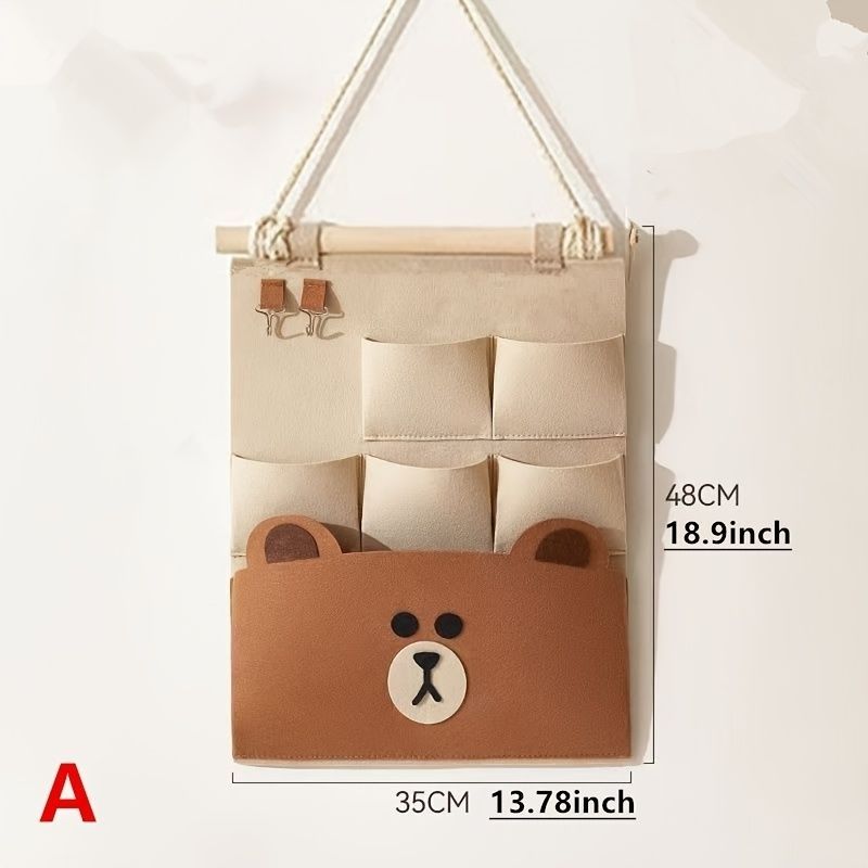 P felt storage hanging bag