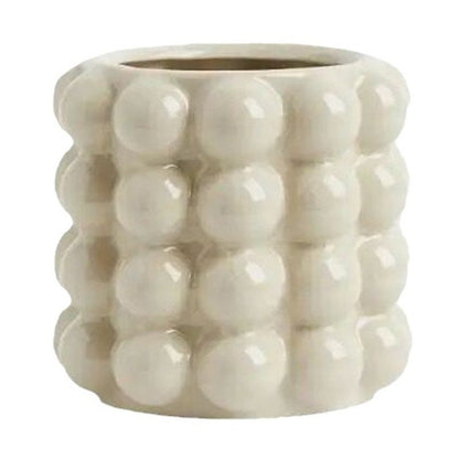P ceramic flower pot ornament