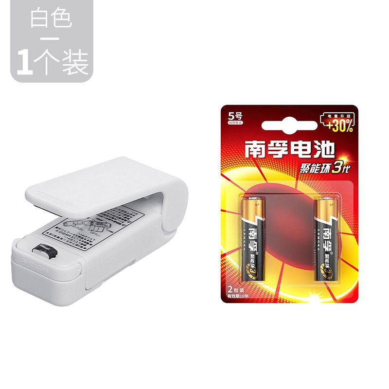 (VIDEO) New Mini Sealing Machine Magnetic Charging Household Snack Freshness Sealing God Multi functional Small Sealing Machine - Mixbatch