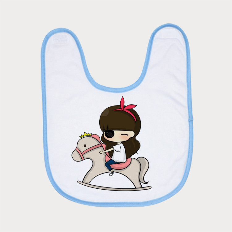 A Wholesale Bestsub saliva towel baby napkin rice towel mouth print DIY heat transfer logo polyester foreign tradeA moq:50 piece - Mixbatch