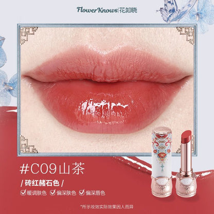 P Flower Know Butterfly Cloud Shoulder Lipstick New Film-forming Mirror Solid Not Easy to Naked White Daily Moisturizing