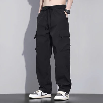 P Loose straight slacks