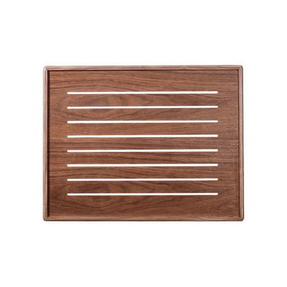 P solid wood walnut meter box decorative picture