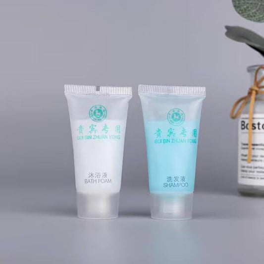 P Body wash, shampoo, toiletries