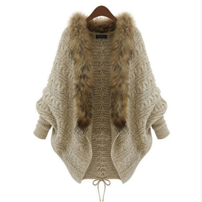 A fur collar jacket