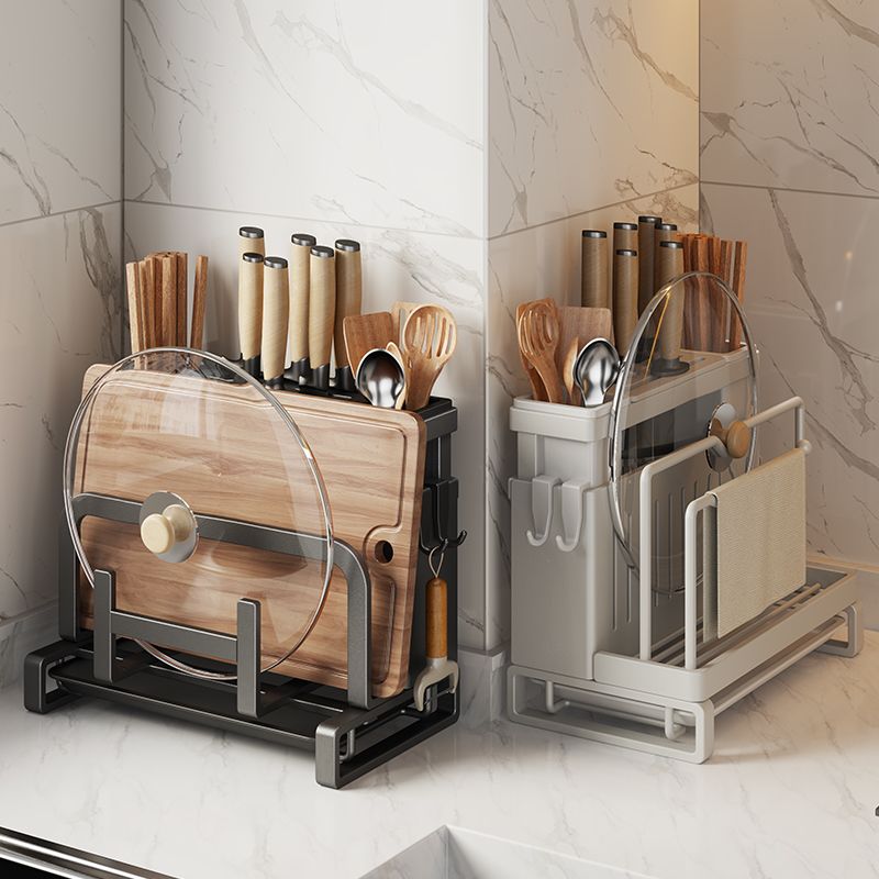 P Tool holder Shelf Multifunctional Kitchen Countertop Storage Rack