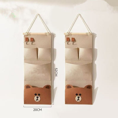 P felt storage hanging bag