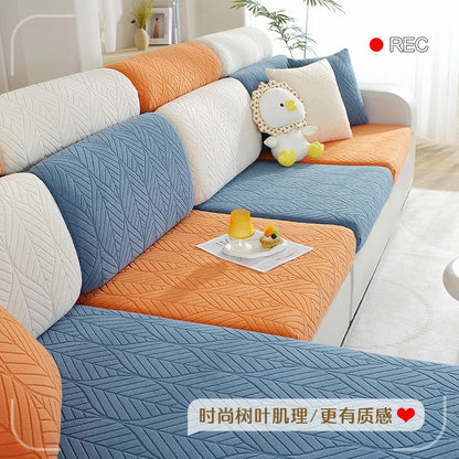 P sofa cover, living room sofa, universal four-season sofa cushion, full set of elastic seat cushion cover, sofa hat cover