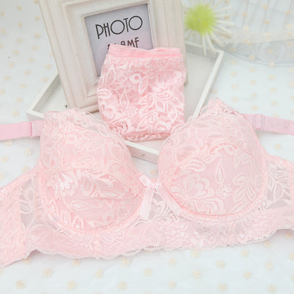 A lace underwear suit