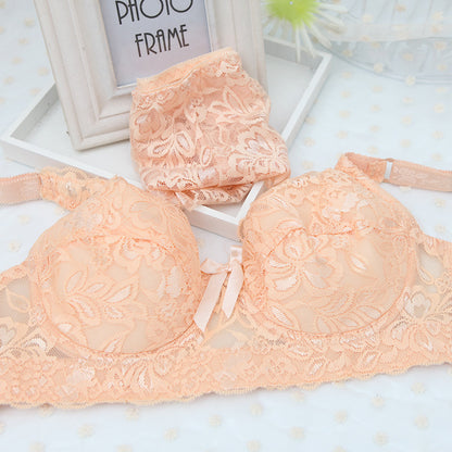 A lace underwear suit
