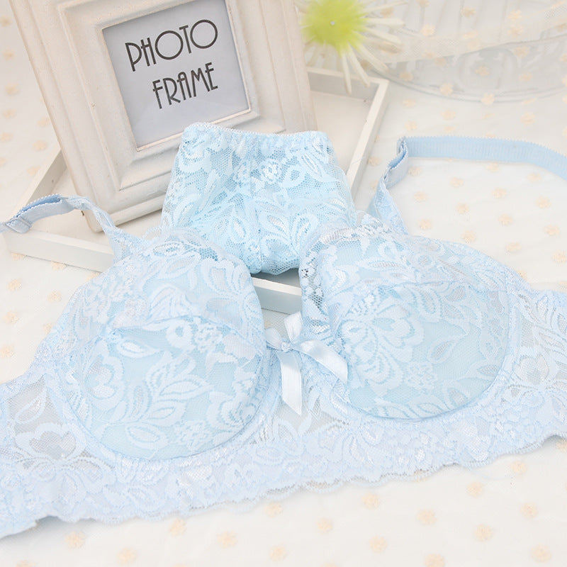 A lace underwear suit