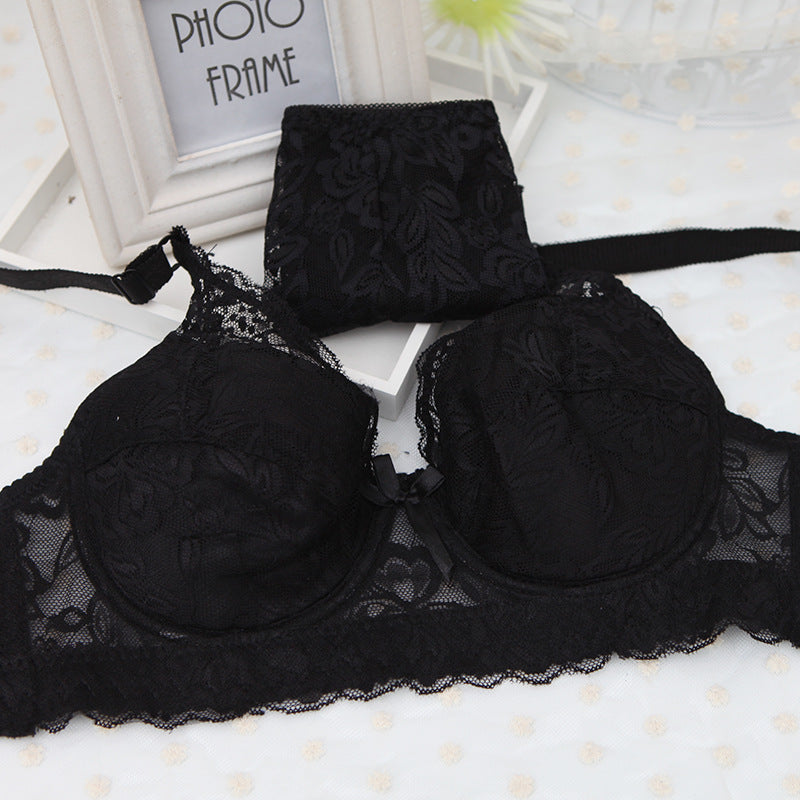 A lace underwear suit