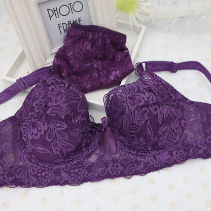 A lace underwear suit