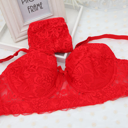 A lace underwear suit
