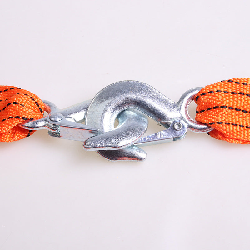 A fluorescent trailer rope