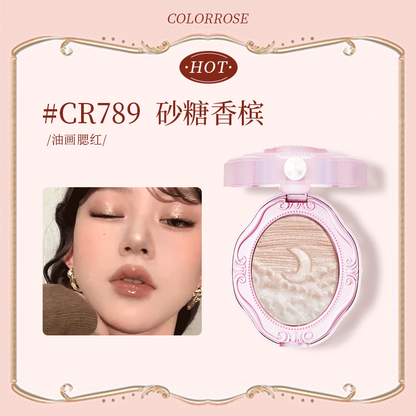 P relief blush gradual change highlight