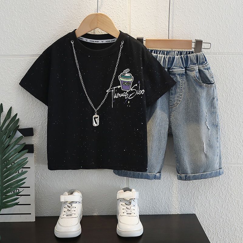 P summer short-sleeved T-shirt