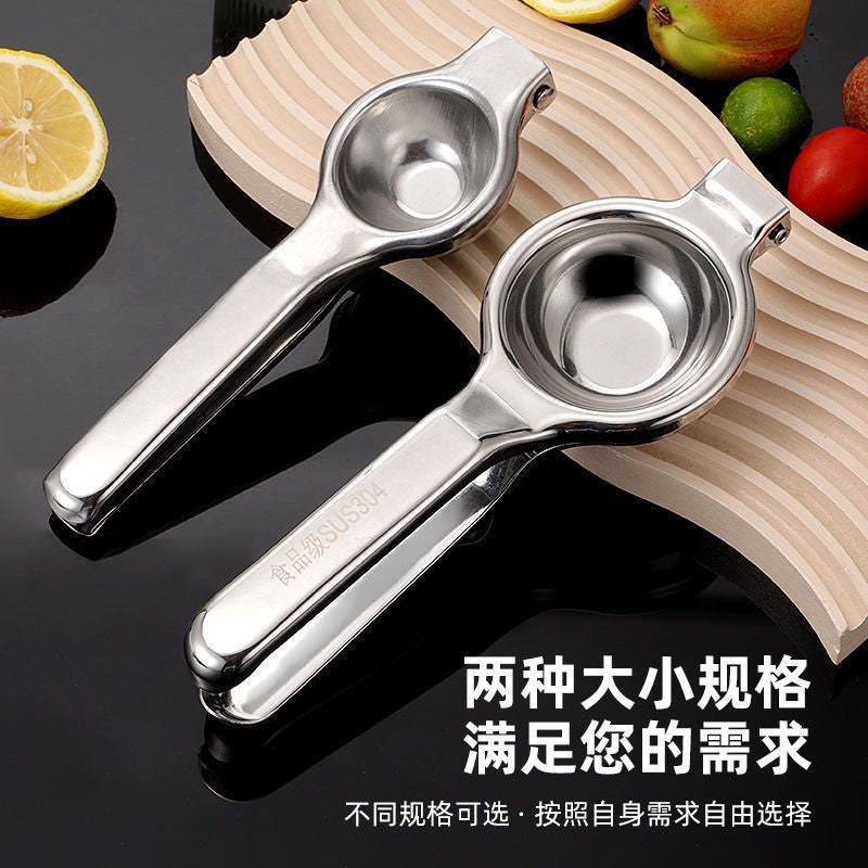 Stainless steel portable household fruit manual juicer lemon juice orange juice squeezing artifact special hand juicer - Mixbatch