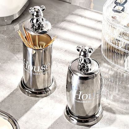 Top grade toothpick box, luxurious and exquisite, press type automatic pop-up toothpick - Mixbatch