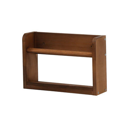 P Solid wood wall-mountedShelf Picture book shelf Children's bookshelf