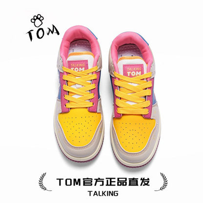P colorful casual shoes
