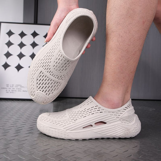 P rubber hole shoes