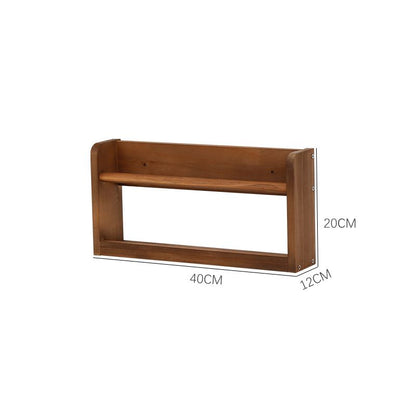 P Solid wood wall-mountedShelf Picture book shelf Children's bookshelf