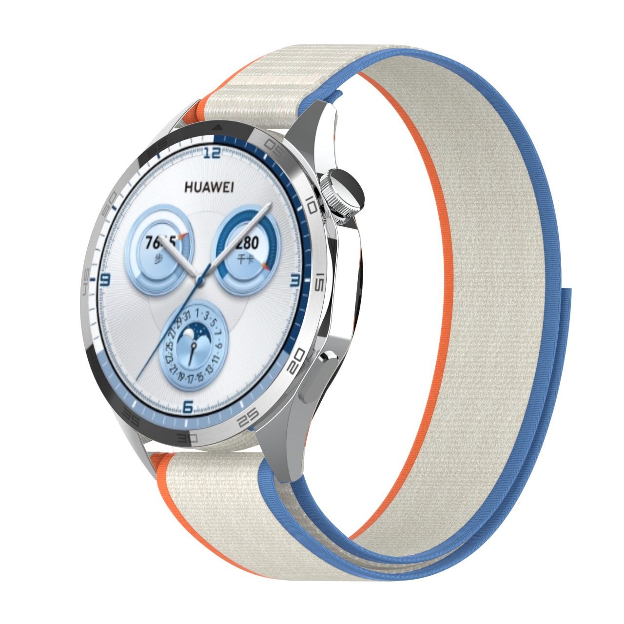 P Applicable 46mm dial braided wristband Huawei strap gt6/5 nylon breathable 22mm loop washable watch