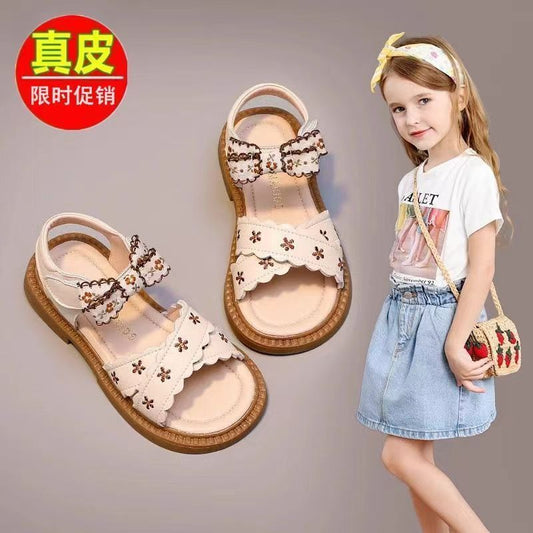 P summer new fashion princess shoes open-toed sandals versatile small fragrant beach shoes