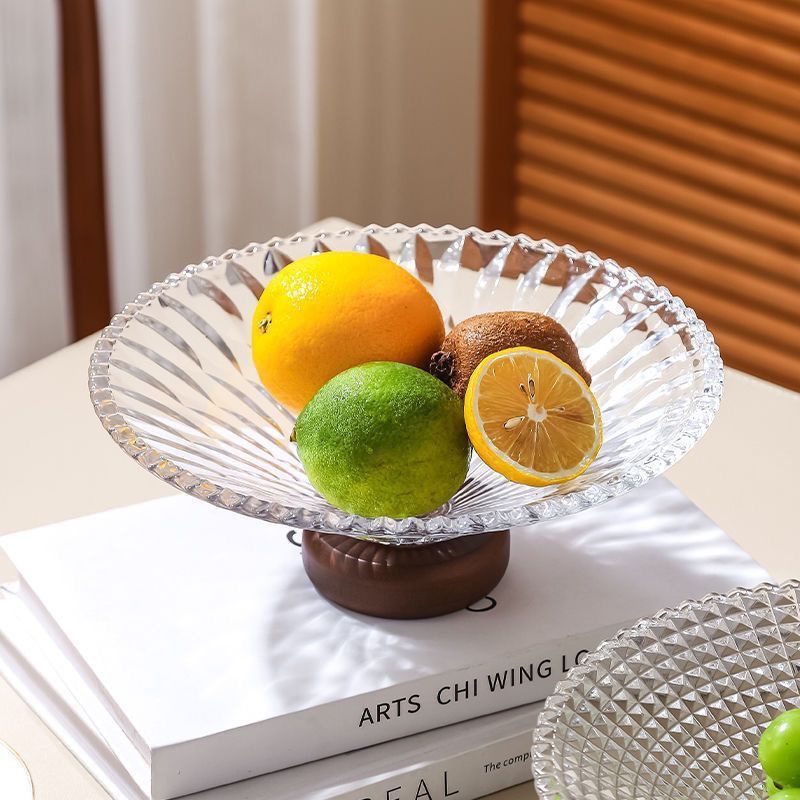 P glass fruit plate