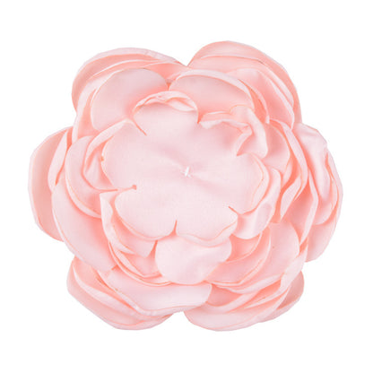 A handmade matte satin hand sewn 9 layers baked edge flower DIY hair accessories burned edge head flower accessories - Mixbatch