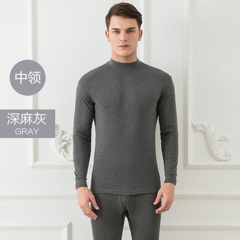A winter men's cotton thermal underwear