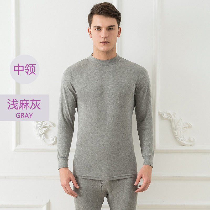 A winter men's cotton thermal underwear