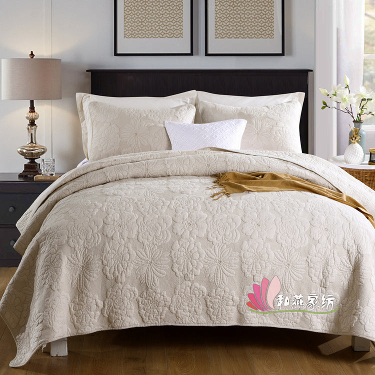 A bed cover bed three-piece set oversea