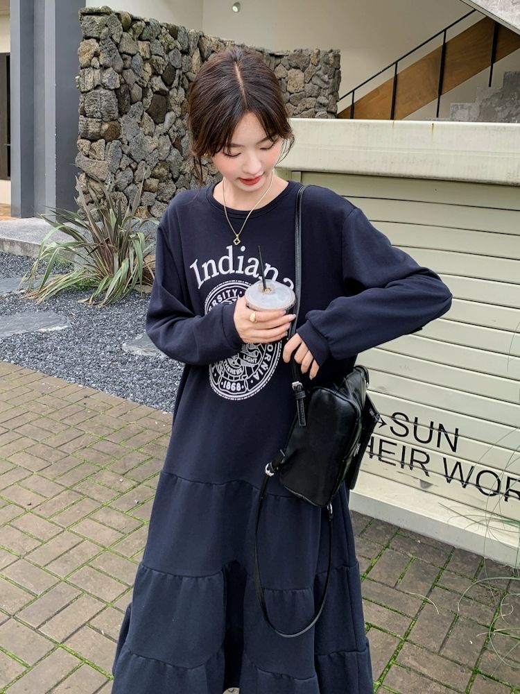 A sweater dress