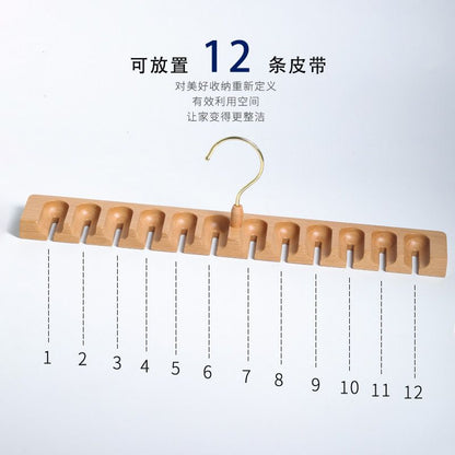 P beech belt storage tie hanger