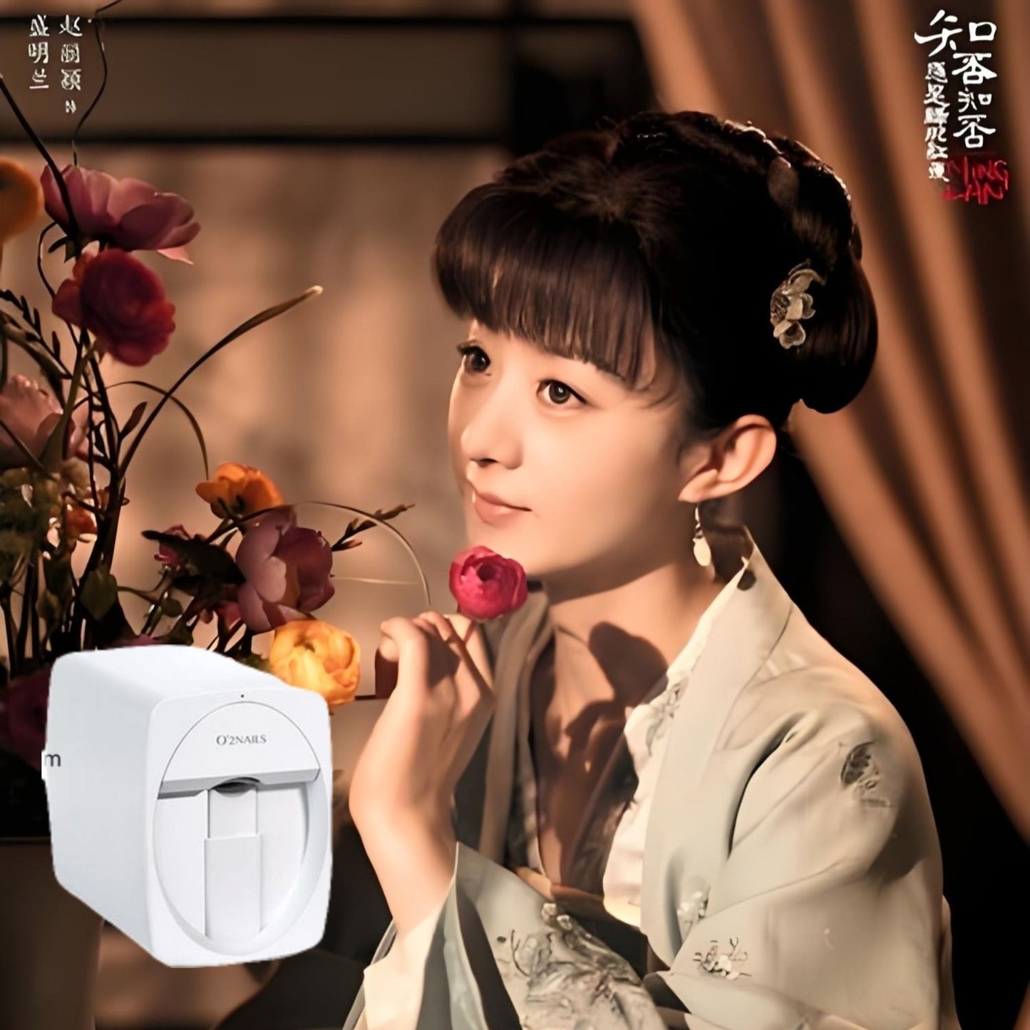 [Portable Nail Art Machine] Professional Smart Nail Art Painting Machine Portable Smart Painting Master Mini Small Nail Printer Self-Service M1