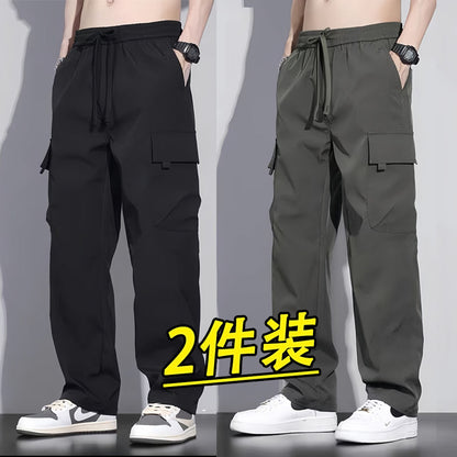 P Loose straight slacks
