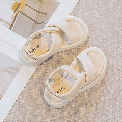 P new summer children's sports non-slip soft sole versatile beach shoes girls fashion