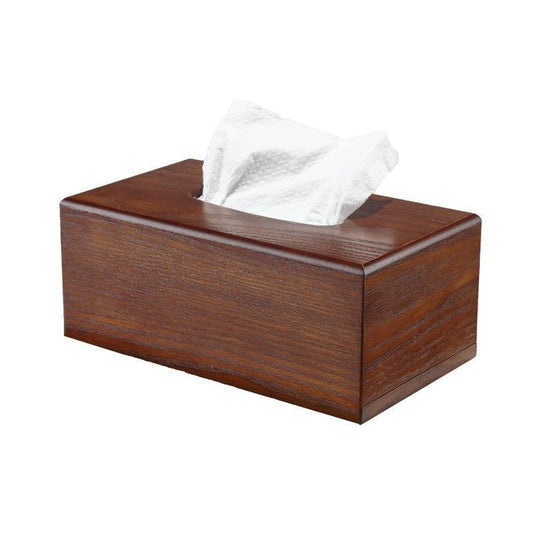P ebony solid wood tissue box