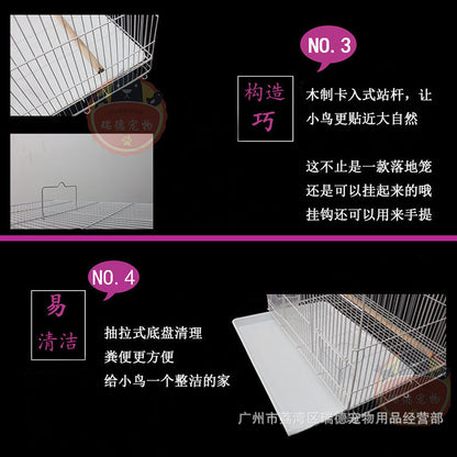 A wholesale cage wrought iron small medium large group bird cage parrot pigeon cage rabbit cage pet cage breeding cage - Mixbatch